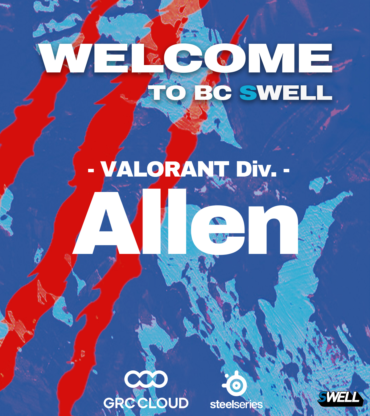 VALORANT部門 Allen 加入のお知らせ